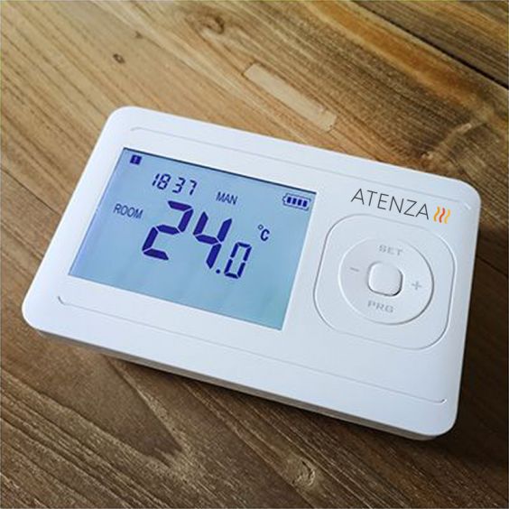 Thermostat Programmable sans Fil + Récepteur HF ATENZA
