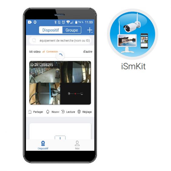Caméra Extérieure Connectée Sans fil Wifi DIOD