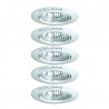 Lot de 5 spots encastrés ronds orientables TBT 12 V 35W