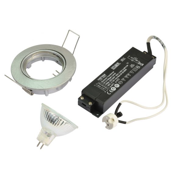 Spot encastré rond orientable TBT 12 V 35W