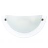 Applique verre 1/2 lune 60W max E27
