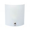 Applique verre 1/2 rond 60W max E27