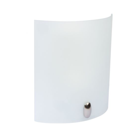 Applique verre 1/2 rond 60W max E27