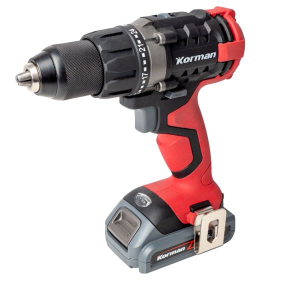 Perceuse sans fil Li-ion 14,4V + Niveau Laser en croix Offert KORMAN