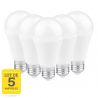 Lot de 5 ampoules LED E27 12W blanc chaud