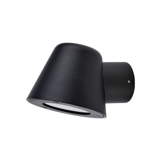 Applique Extérieure Descendante à Tête Conique 35W max GU10 Acier Noir CREALYS