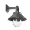 Applique Extérieure Descendante 35W max E27 Fonte d’aluminium Noir CREALYS