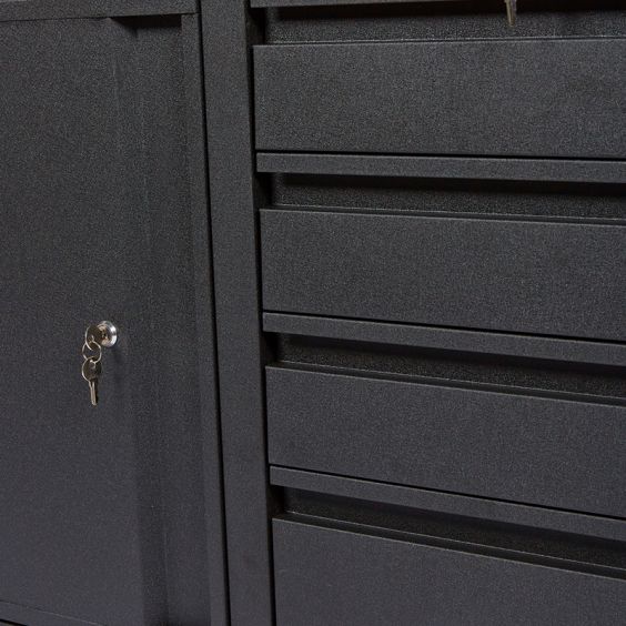 Servante d'Atelier 4 Tiroirs + 1 Armoire 1 porte sur roues Hauteur 81cm FEROCE