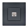 Prise RJ45 Murale Cat. 6 Simple Anthracite NOANE