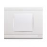 Interrupteur Poussoir Blanc Complet NORVIKA