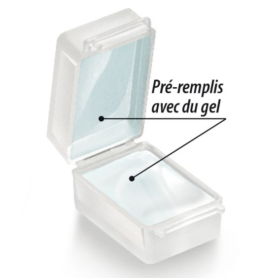 Lot de 2 Boîtiers de Connexion  Étanche Pré-rempli de gel isolant
