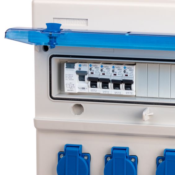 Coffret Électrique Étanche de 8 Prises Monophasés 16A – 230V