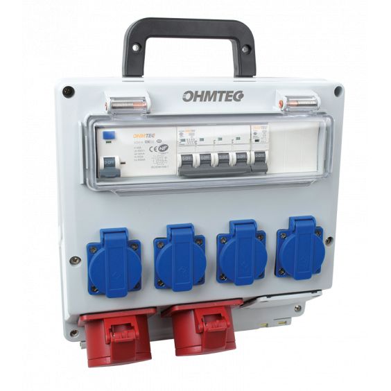 Coffret d'atelier mural monophasé et triphasé OHMTEC