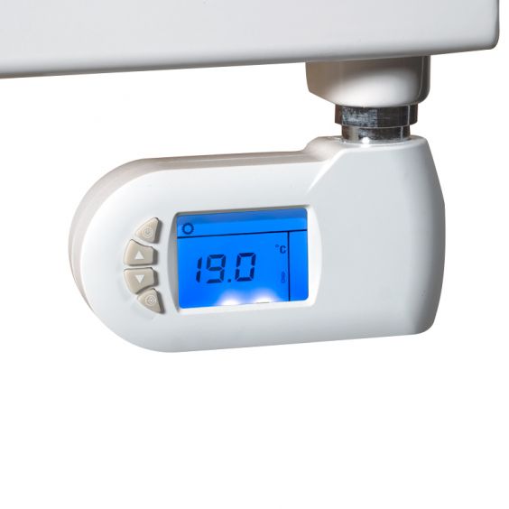 Sèche Serviettes Inertie Fluide 1000W avec Thermostat Digital Programmable. 