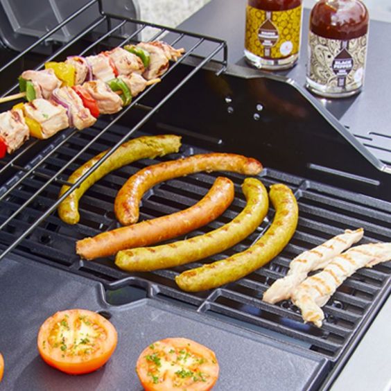 Pack Barbecue Gaz 3 Brûleurs 100% Plancha + 1/2 Grill ROSTER