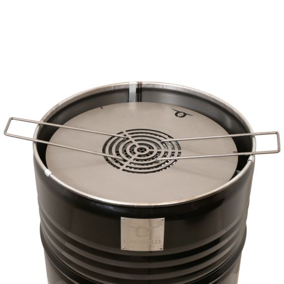 Barbecue Tonneau Charbon BARREL Q + housse de protection