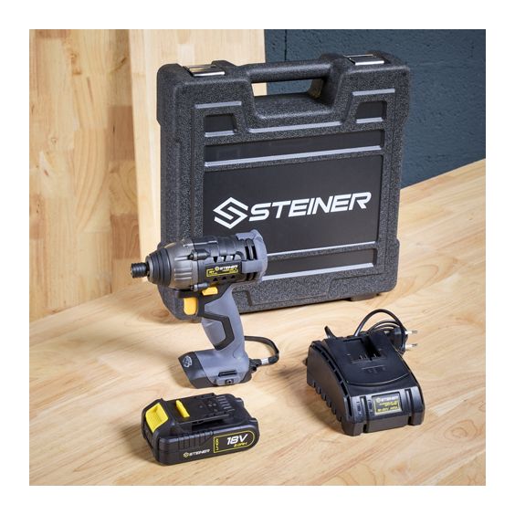 Pack sans fil 18V Visseuse à choc + 1 Batterie + 1 Chargeur STEINER