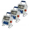 Lot de 3 Coffrets De Chantier Monophasé Pré-équipé avec arrêt d'urgence OHMTEC